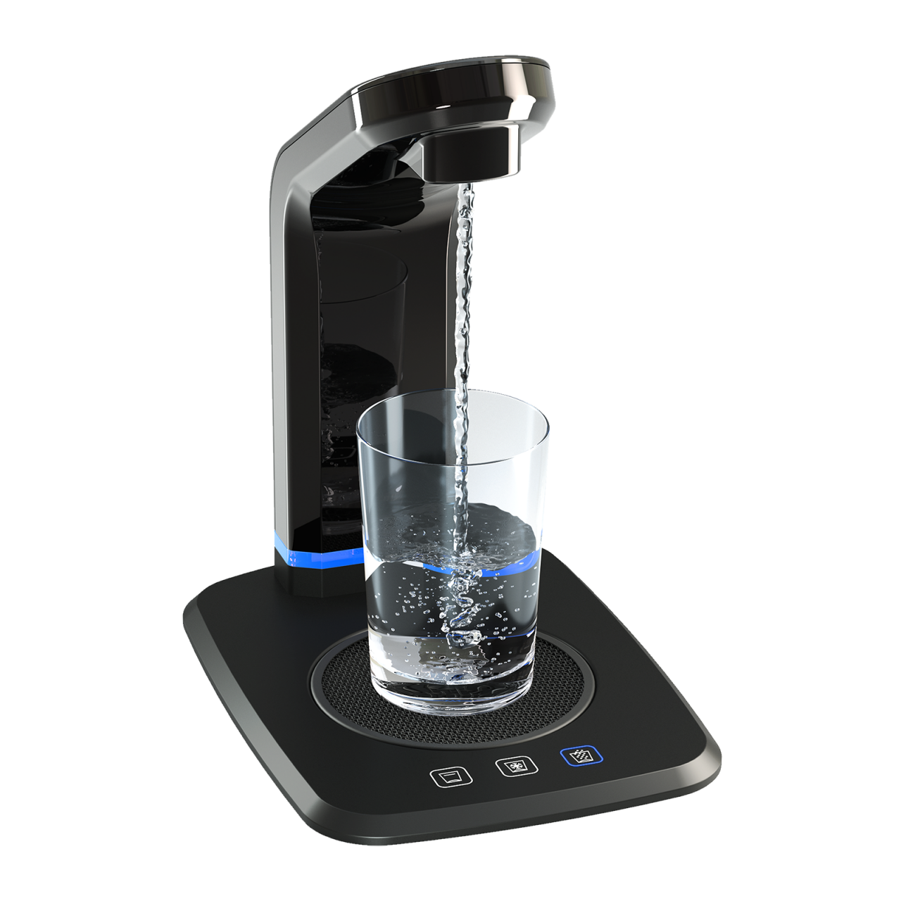 Faucet with drip tray